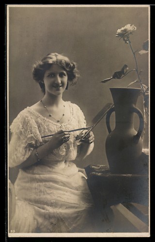 Carte postale photo - , jeune
