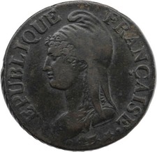 France 5 Centimes Dupré An