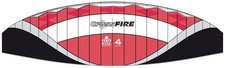 HQ Traction Powerkite II4.0 Crossfire 419 X 122 CM Cerf-Volant 4x20 M Griffe R2F
