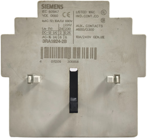 Siemens 3ra1924 contact - 3ra1924-2b,