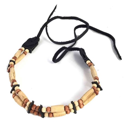 Collier rangées - os, 2