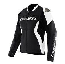 Dainese Racing 5 Veste De Moto Femme (Noir/Blanc) Taille: 40