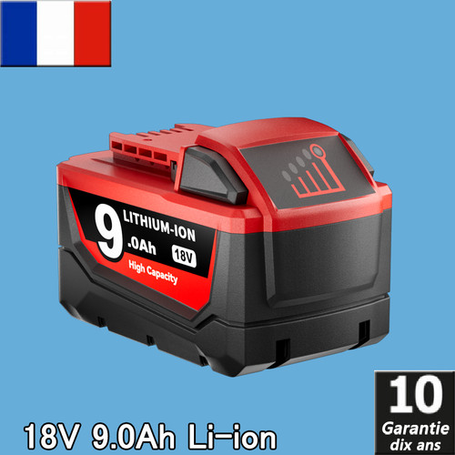 0ah 18v pour batterie - 9.0ah,