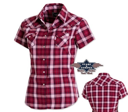 Chemise stars stripes doreen - chemise,