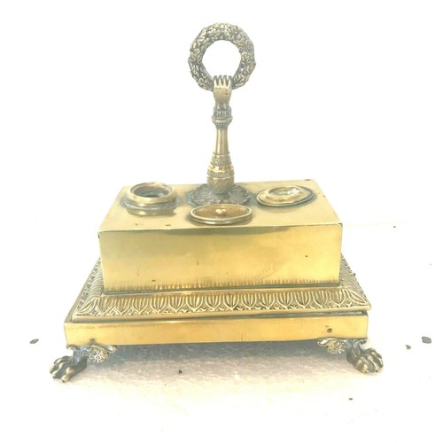Encrier bronze doré - encrier, en