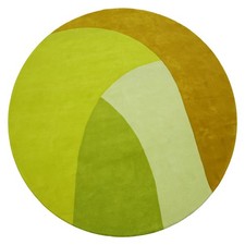 Tapis Rond, Tissé À La Main