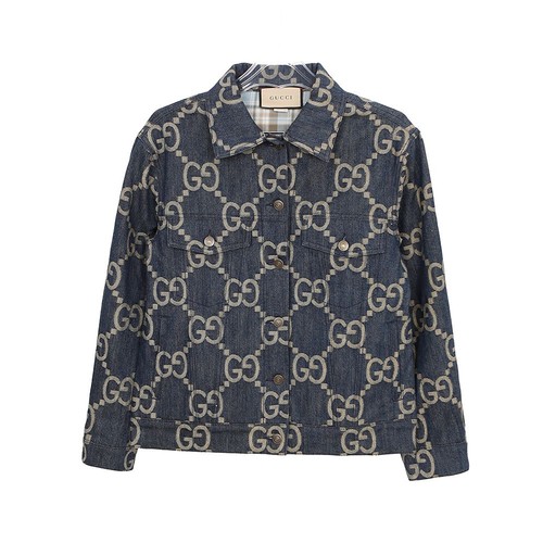 Gucci veste denim jumbo - veste, gg