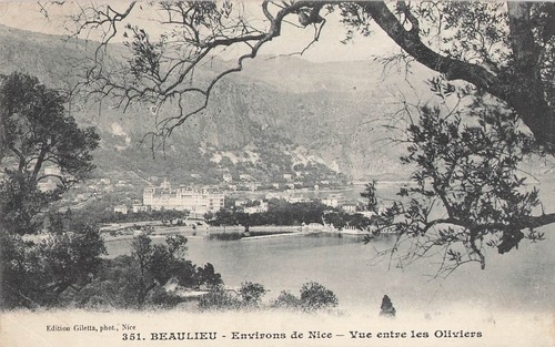 Beaulieu environ nice vue - beaulieu,, nice,