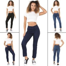 Enzo Femmes Élastique Jeans