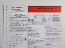 Fiche technique automobile