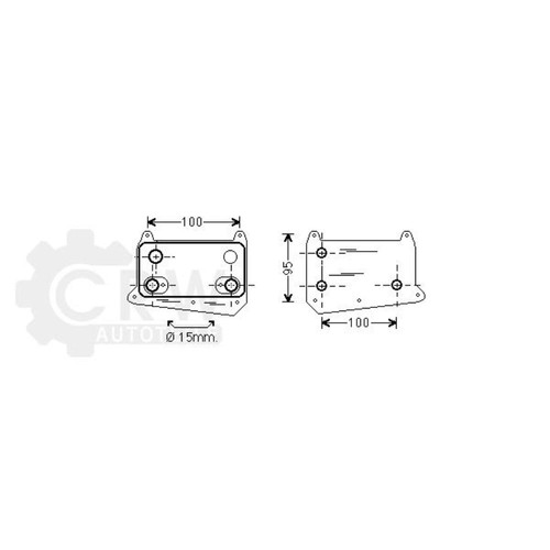 Refroidisseur huile moteur - d'huile,