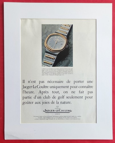 Publicité presse montre - de, presse: