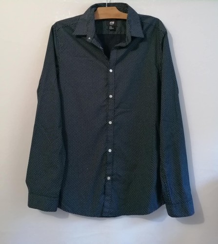 Chemise bleue pois - bleue,