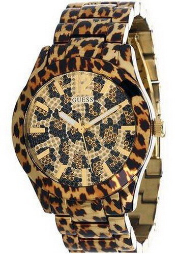 Guess leopard analogue - leopard, quartz