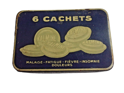 Boite metal ancienne - boite, kalmine