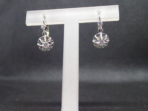 Boucle oreille or blanc - en,