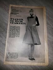 patron de couture 3 robes chasubles année 70 vintage
