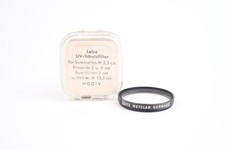 Accessoire Leica / Leitz. Filtre UVa noir HOOIV / 13131 monture E39. Avec étui.
