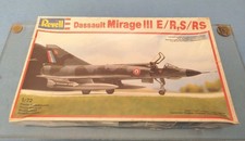 ®Revell Dassault Mirage III E/R,S/RS 1/72 #4438 Sealed Box Edt. ©1986