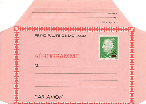 Monaco enveloppe entier - enveloppe,