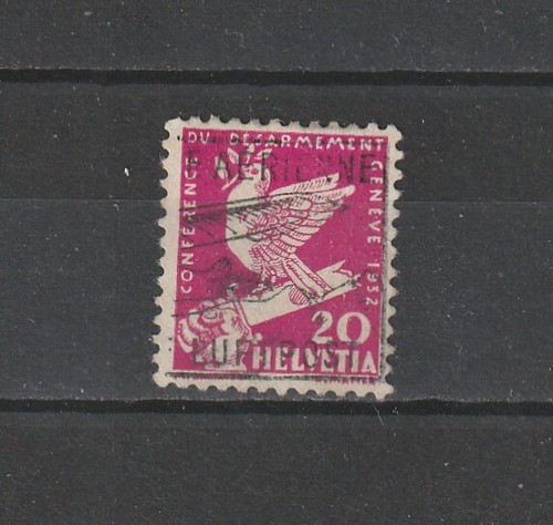 Suisse timbre cachet poste - 1,