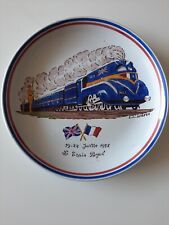 Le train royal britannique 1938 - Assiette commémorative - numérotée 19 sur 100