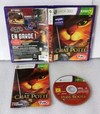 Le Chat Potté DreamWorks Kinect Jeu Xbox 360 PAL Français Complet Très Bon État