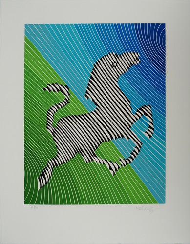 Victor vasarely zèbre - victor, :