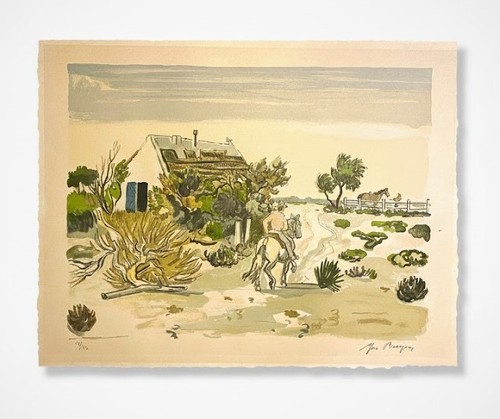 Yves brayer lithographie - yves, –