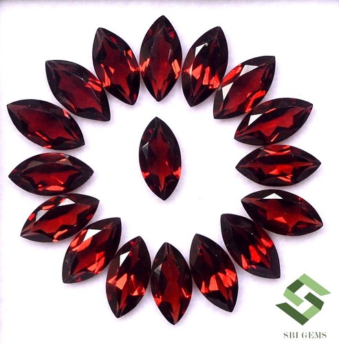 Naturel grenat rouge - rouge, marquise