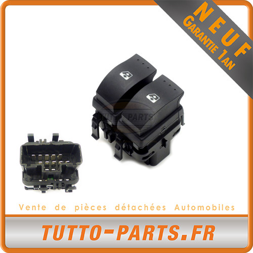 Bouton vitre gauche côté - bouton,