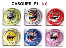 CAPSULES  de  CHAMPAGNE  Génériques CASQUES  F1