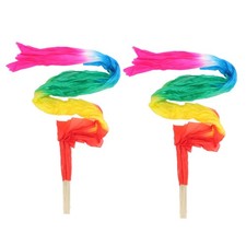  Lot de 2 éventails longs en