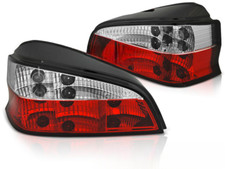 Paire de feux arrière pour Peugeot 106 de 1996 a 2003 Rouge Blanc