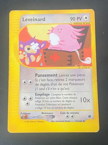 Carte pokemon leveinard 165 - carte, 72/165