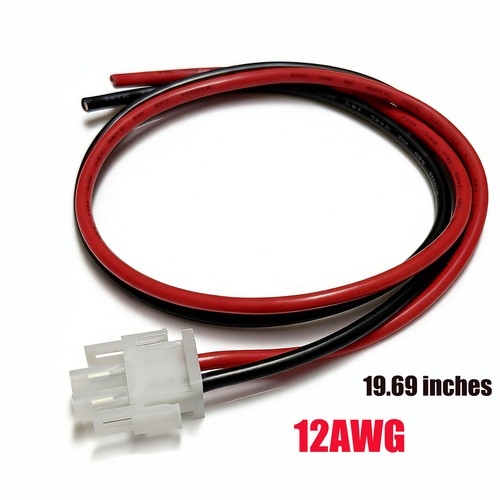 Pin power cord for - 2-pin, dc