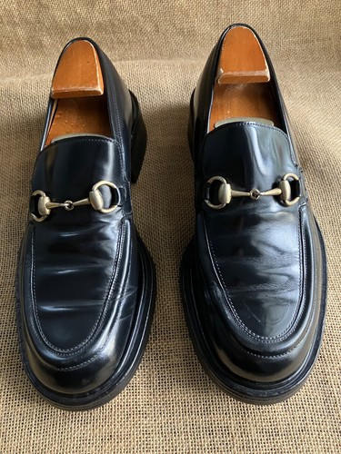 Mocassins gucci cuir noir - en,