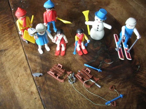 Lot playmobil sport hiver - lot, d'hiver