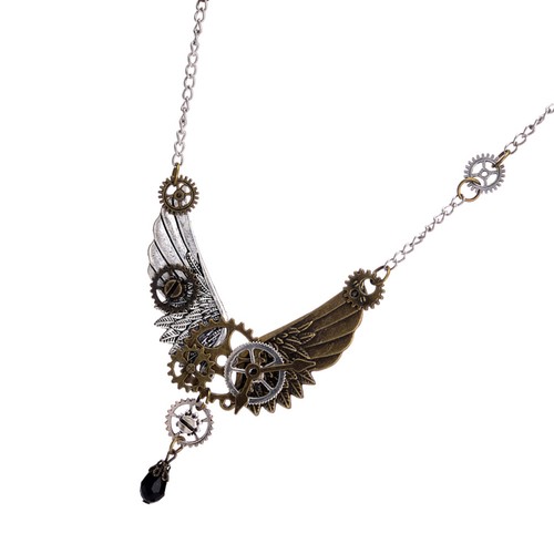 Pendentif engrenage steampunk - pendentif,