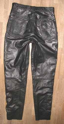 Jeans cuir pour homme - jeans, en