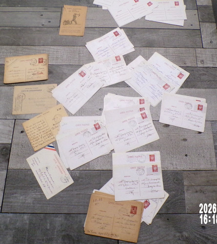 Correspondance soldat - correspondance, d'un