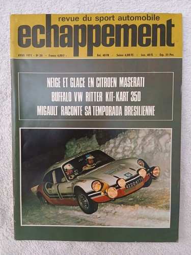 Echappement 4 1971 - echappement, n°30