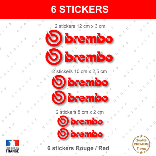 Stickers brembo rouge - stickers,