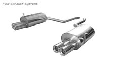 Inox Système de Course BMW 7er E38 730i 735i 740i Chaque 2x63mm Aspect Diesel