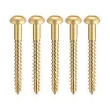 Bois Vis M4 x 40mm Fendu Rond