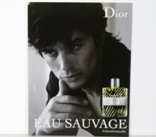 publicité papier dior eau