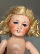 Poupée ancienne, Unis France tête porcelaine corps compo  PAS BLEUETTE