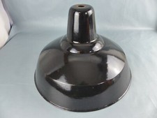 Ancienne lampe Industrielle Métal Tôle émaillée Atelier Usine loft déco ø 35 cm 