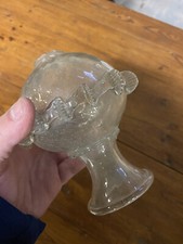 Centre Partie de Lustre de Venise Morano Verre Soufflé Ancien Lampe