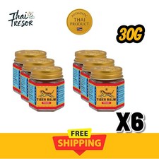 6X  Tiger Balm – Baume du Tigre Rouge 30 g 